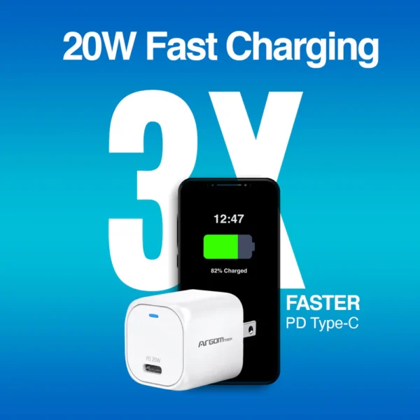 Cargador de pared Nano PD tipo C de 20 W - Imagen 2