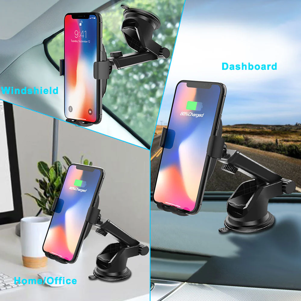 Cargador rápido inalámbrico de 15 W para coche Vortex M2