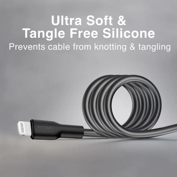 Cable de silicona tipo C a Lightning de 30 W, 1,8 m (6 pies) - Dura Flex - Imagen 3