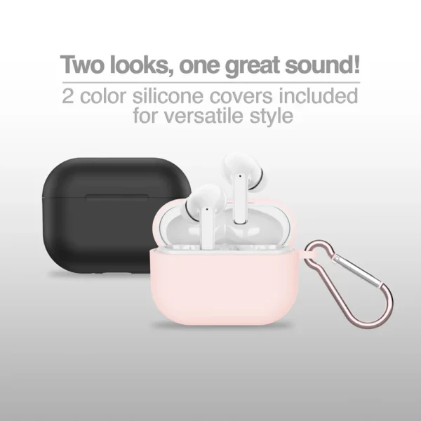 Auriculares estéreo inalámbricos Bluetooth SkeiPods E72 con cancelación de ruido AI ENC - Imagen 2