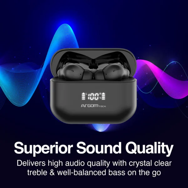 Auriculares estéreo inalámbricos Bluetooth SkeiPods E86 con cancelación activa de ruido - Imagen 7