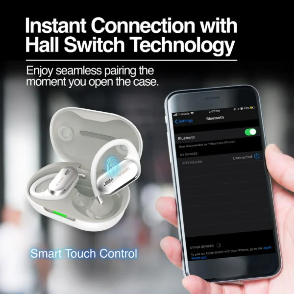 Auriculares TWS de oído abierto SkeiPods E90 con cancelación de ruido AI ENC - Imagen 8