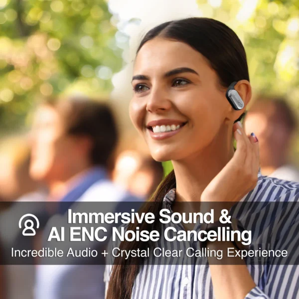 Auriculares TWS de oído abierto SkeiPods E90 con cancelación de ruido AI ENC - Imagen 6