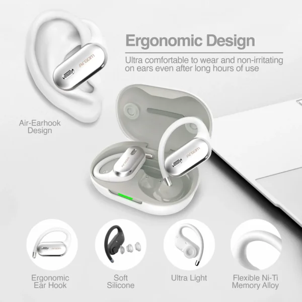 Auriculares TWS de oído abierto SkeiPods E90 con cancelación de ruido AI ENC - Imagen 5