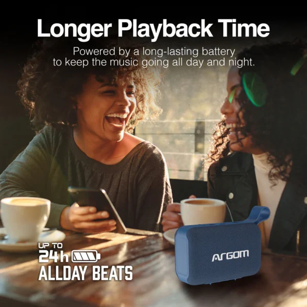 Altavoz inalámbrico portátil BoogieLink con resistencia al agua IPX5 - Imagen 4