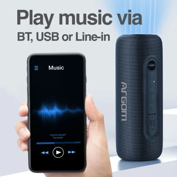 Altavoz inalámbrico Bluetooth Radyon X32 Premium con luces LED - Imagen 7