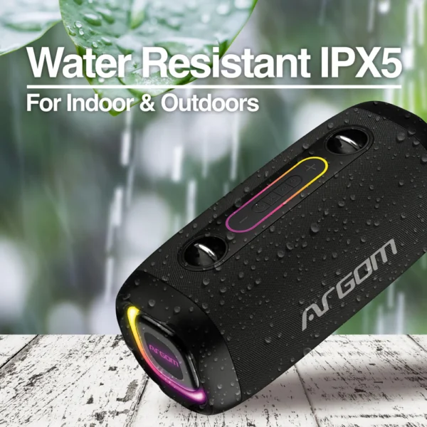 Altavoz inalámbrico Bluetooth Radyon X41 Premium con luces LED - Imagen 5