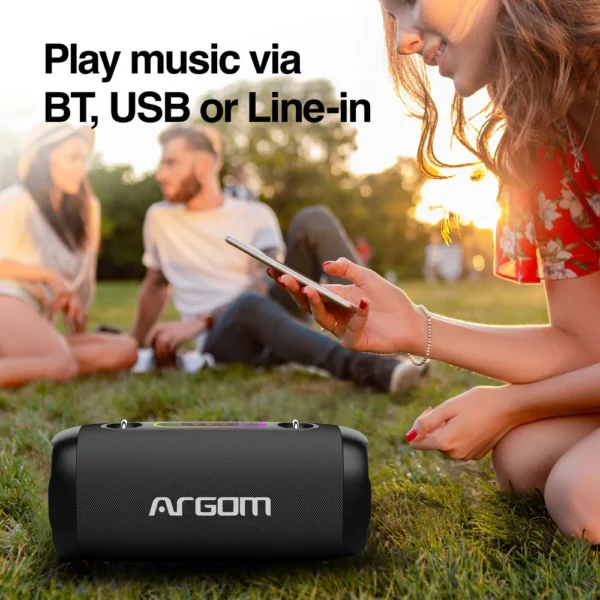 Altavoz inalámbrico Bluetooth Radyon X41 Premium con luces LED - Imagen 4