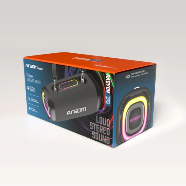 Altavoz inalámbrico Bluetooth Radyon X41 Premium con luces LED - Imagen 10