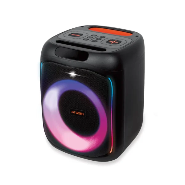 Altavoz inalámbrico Bluetooth Rave Box 65 Premium con espectáculo de luces LED