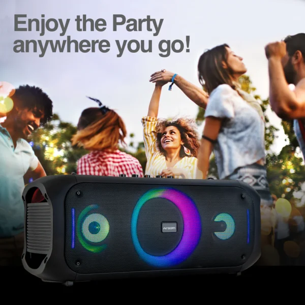 Altavoz inalámbrico Bluetooth Rave 75 Premium con espectáculo de luces LED - Imagen 8