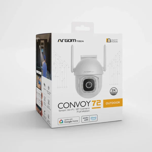 Cámara exterior PTZ de movimiento completo con Wi-Fi inteligente Convoy 72 - Imagen 2