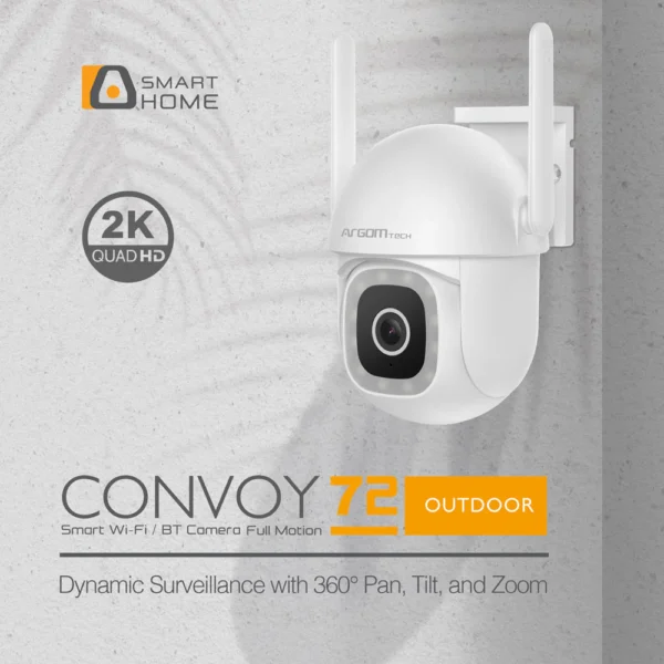 Cámara exterior PTZ de movimiento completo con Wi-Fi inteligente Convoy 72 - Imagen 15