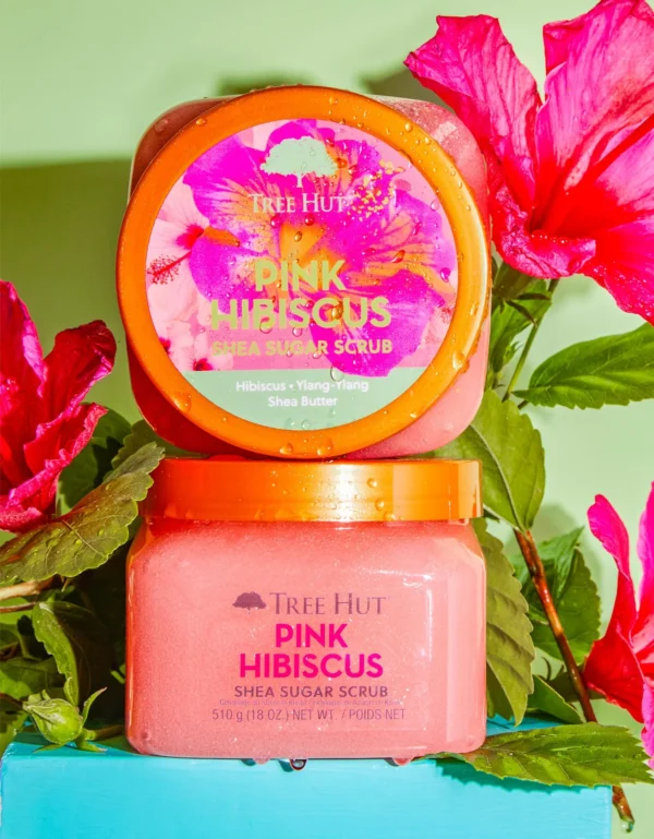 Exfoliante de Azúcar y Karité TH Hibisco Rosado 12-18oz - Imagen 9