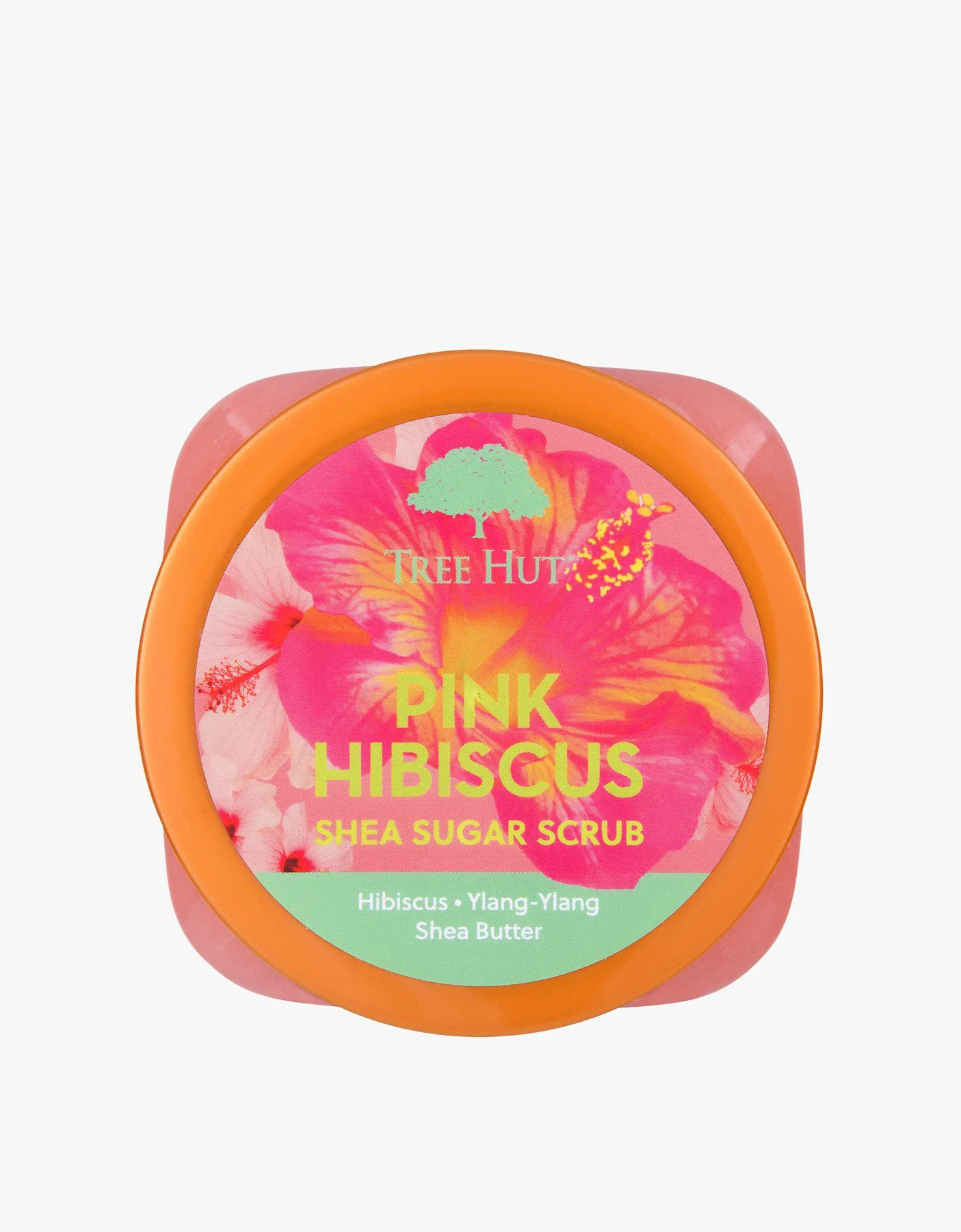 Exfoliante de Azúcar y Karité TH Hibisco Rosado 12-18oz