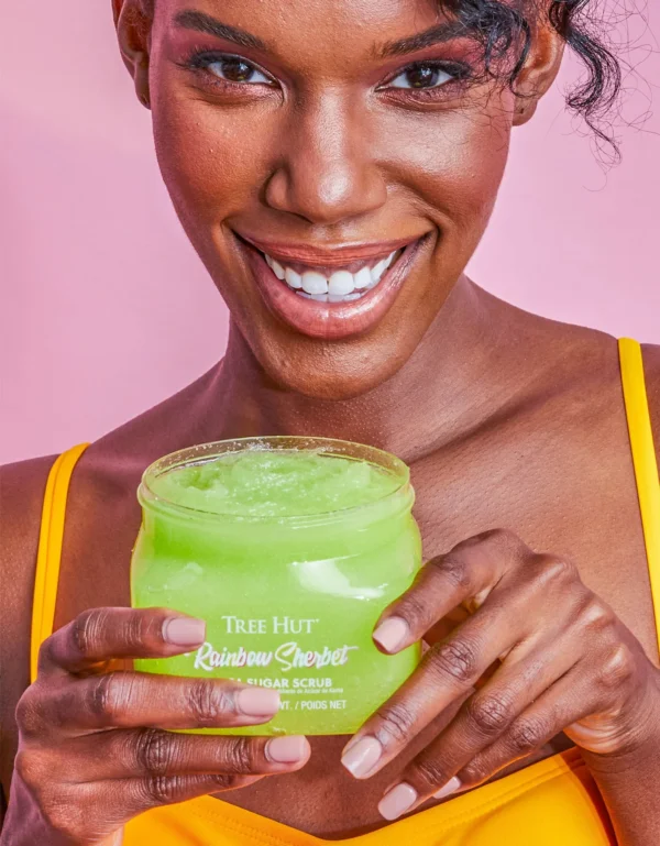 TH Shea Sugar Scrub Rainbow Sherbet 12-18oz - Imagen 5