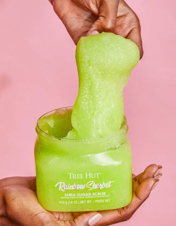 TH Shea Sugar Scrub Rainbow Sherbet 12-18oz - Imagen 3