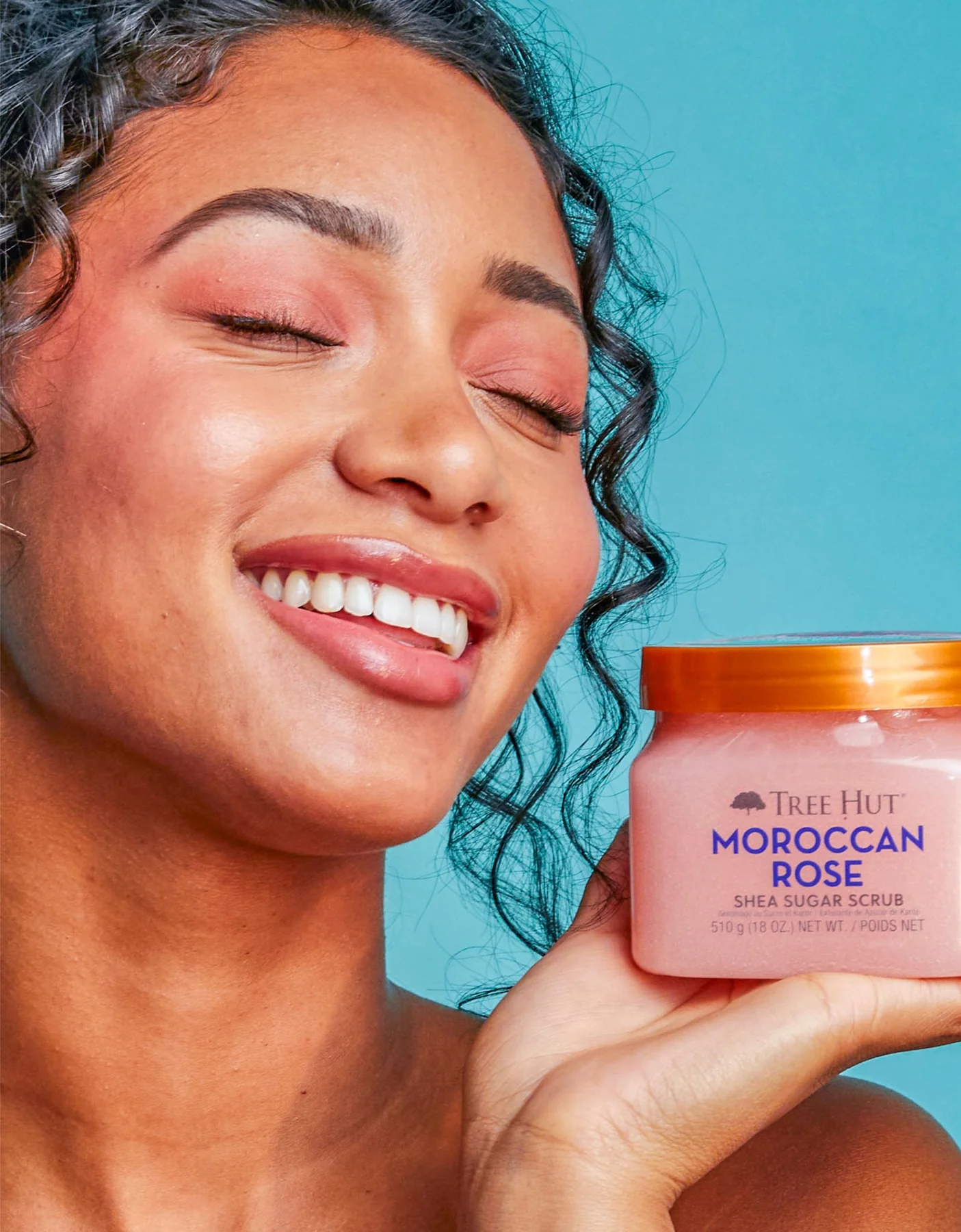 Exfoliante de Azúcar y Karité TH Rosa Marroquí 12-8oz