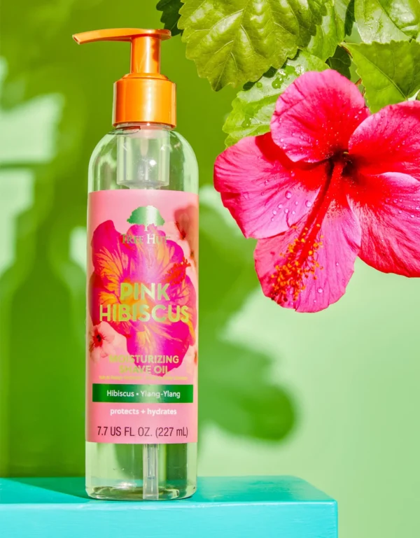 Aceite de Afeitar Hidratante TH bare Hibisco Rosado 12-7.7oz - Imagen 5