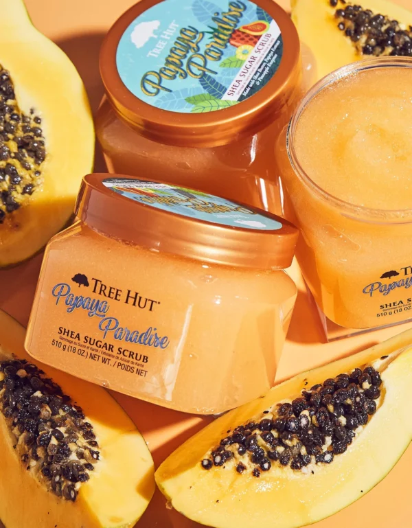 Exfoliante Corporal de Azúcar y Karité TH Paraíso de Papaya 12-18oz - Imagen 3