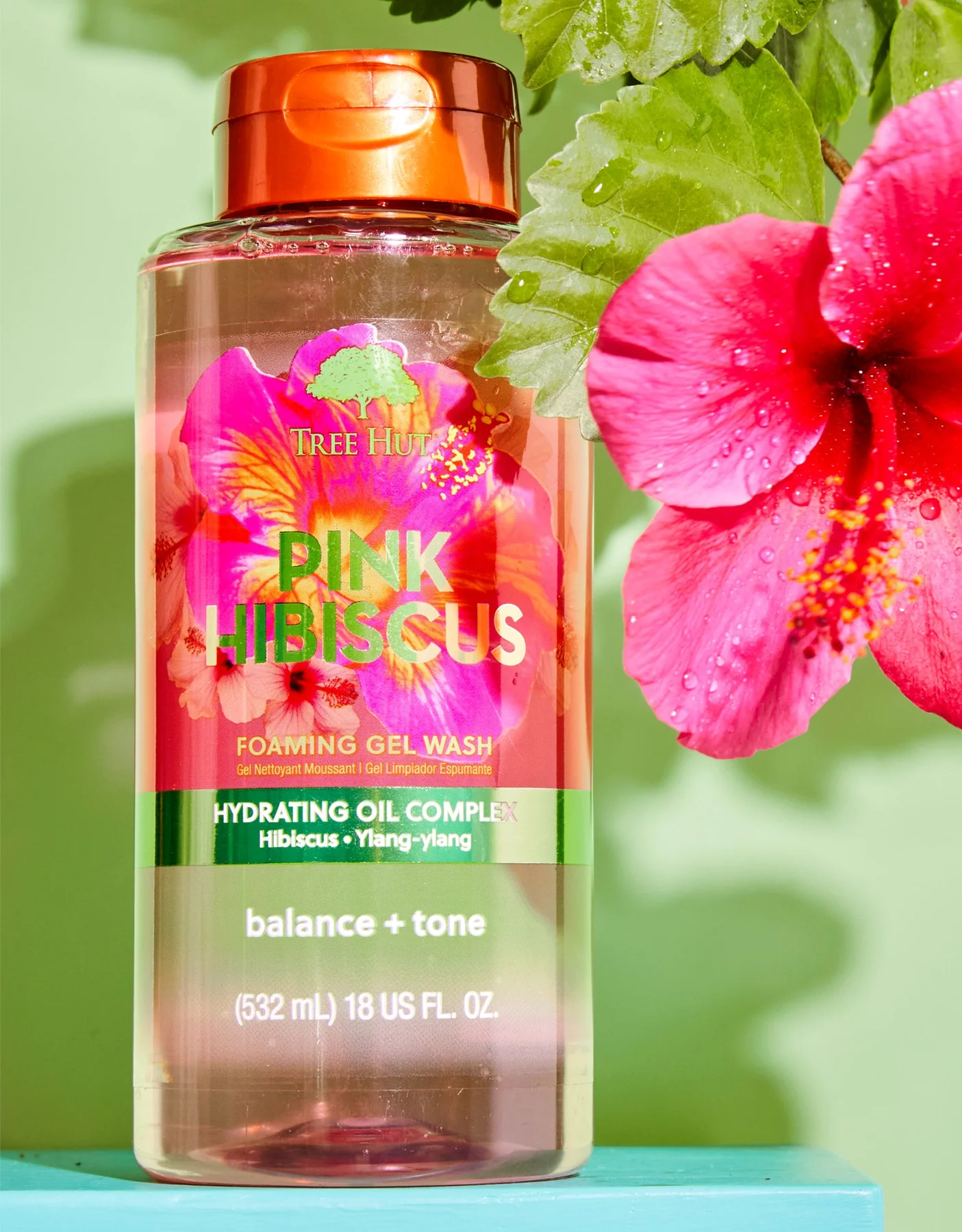 Gel Espumoso TH Hibisco Rosado 12-18oz