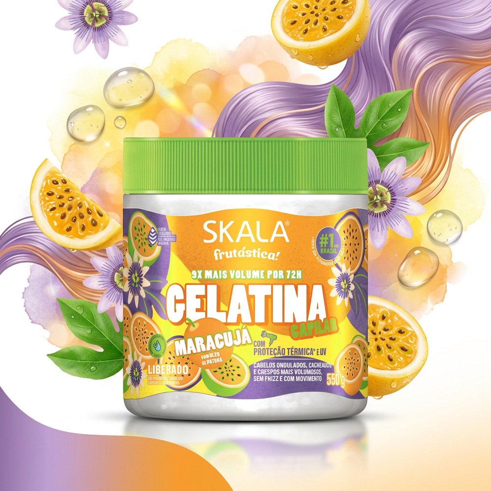 GEL SKALA MARACUJA 550G