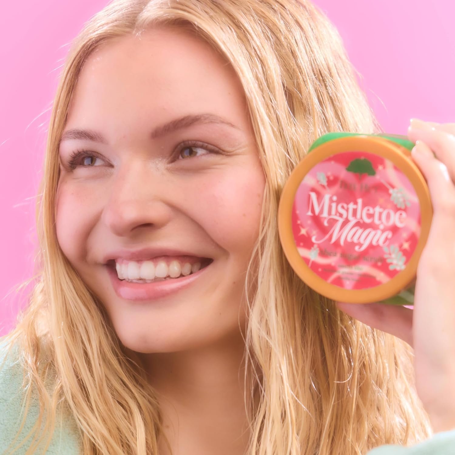 Tree Hut Mistletoe Magic Shea Sugar Scrub, Exfoliating & Hydrating Body Scrub with Shea Butter