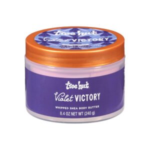 Tree Hut Violet Victory Whipped Shea Body Butter, Hydrating & Nourishing Body Lotion with Natural Oils, Moisturizer for Soft & Smooth Skin, 8.4 Oz