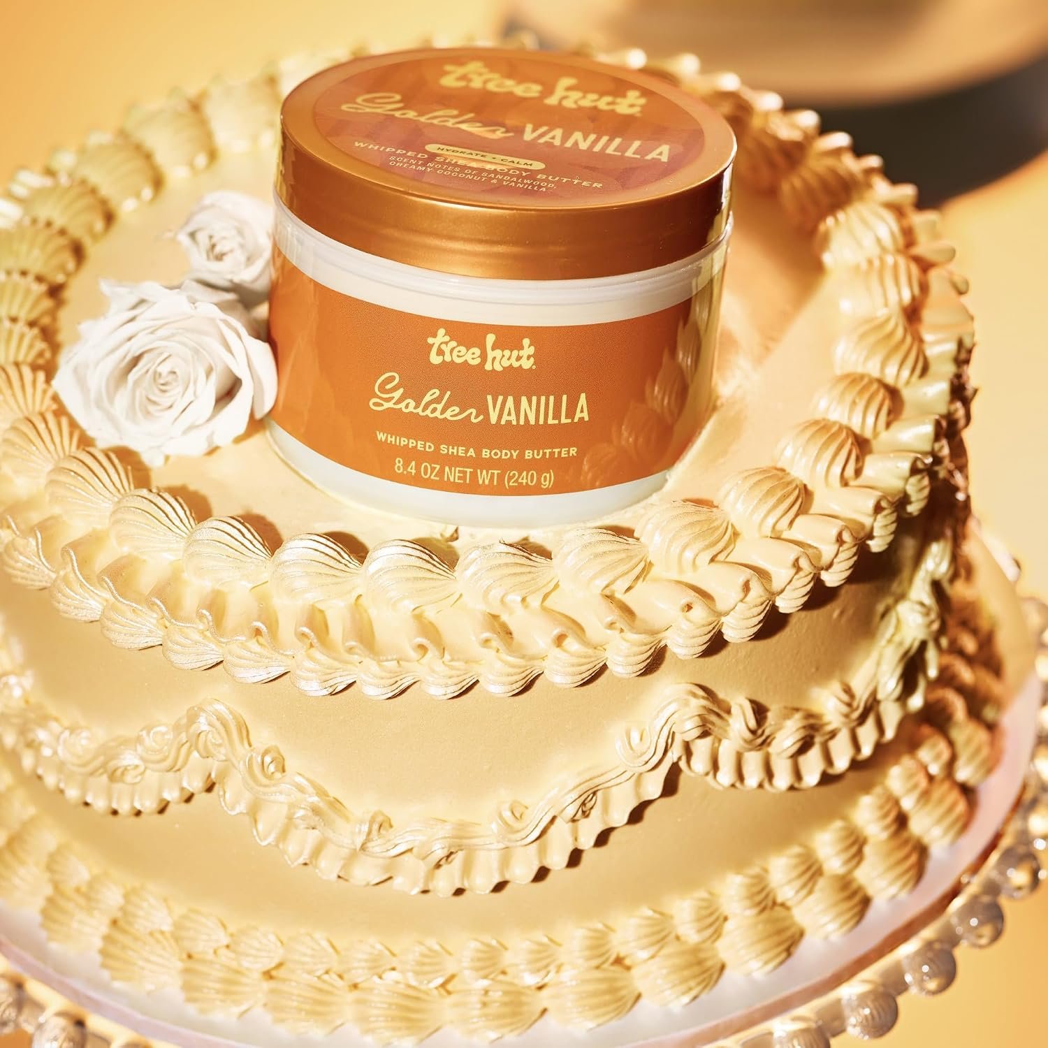 Tree Hut Golden Vanilla Whipped Shea Body Butter