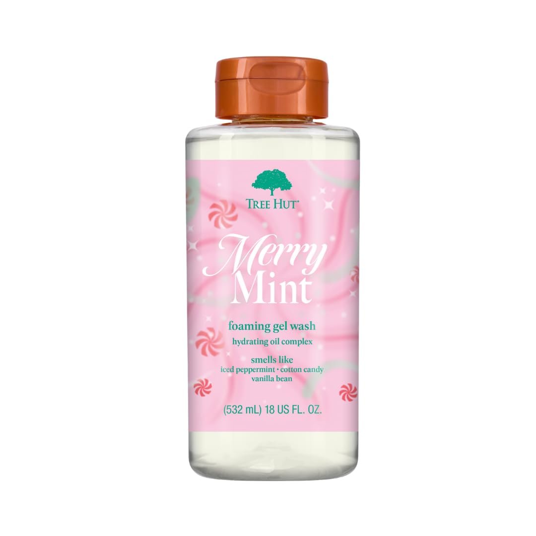 Tree Hut Merry Mint Wash, Gently Cleanses and Leaves Skin Looking Fresh and Radiant