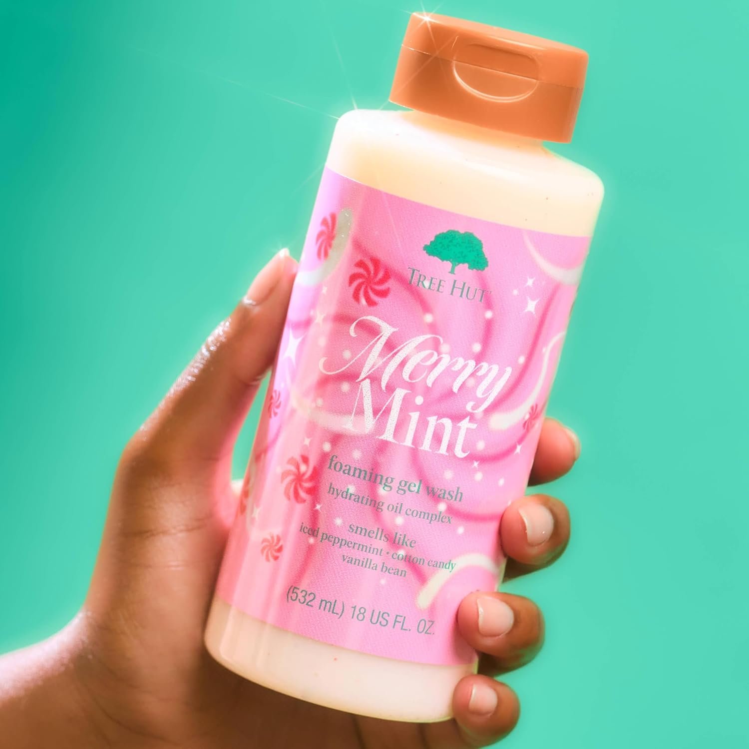 Tree Hut Merry Mint Wash, Gently Cleanses and Leaves Skin Looking Fresh and Radiant