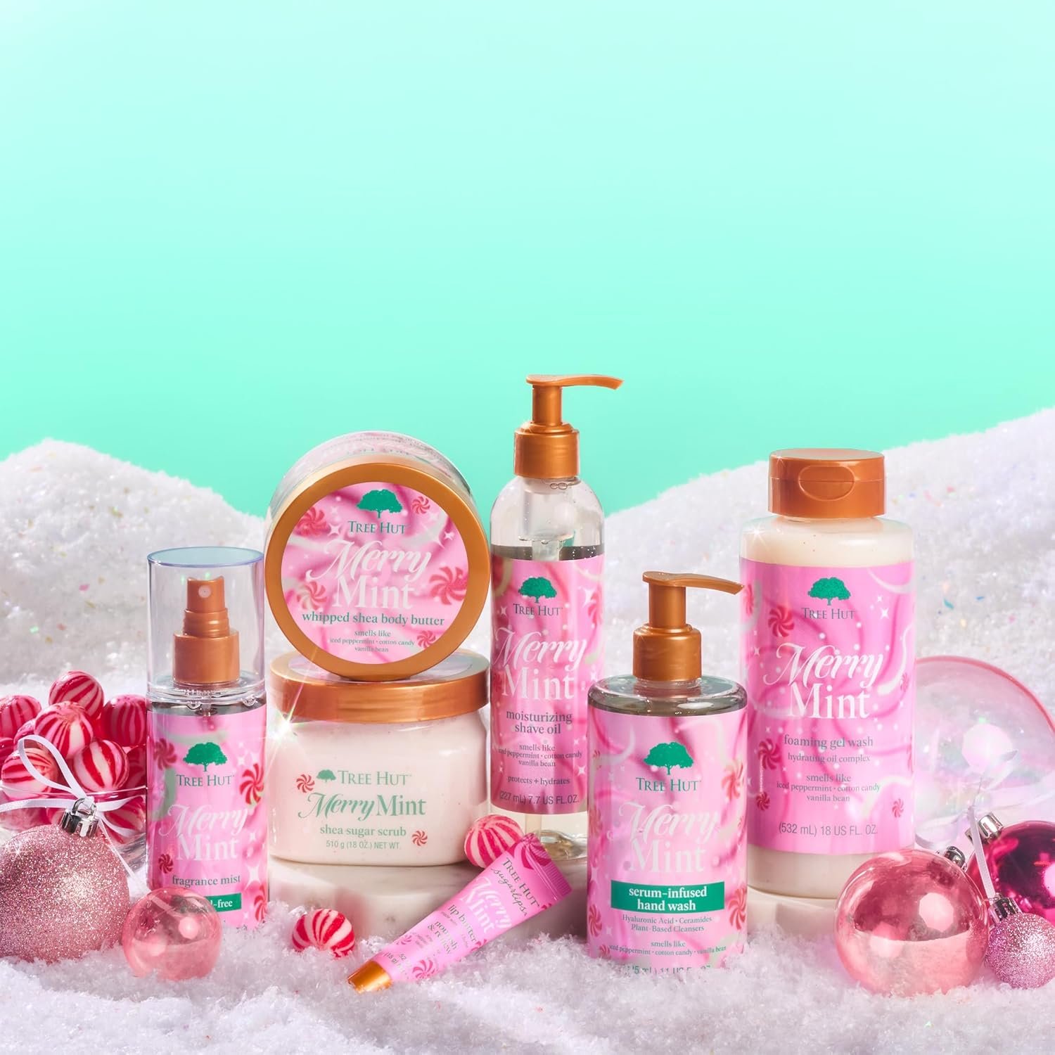 Tree Hut Merry Mint Wash, Gently Cleanses and Leaves Skin Looking Fresh and Radiant - Imagen 4