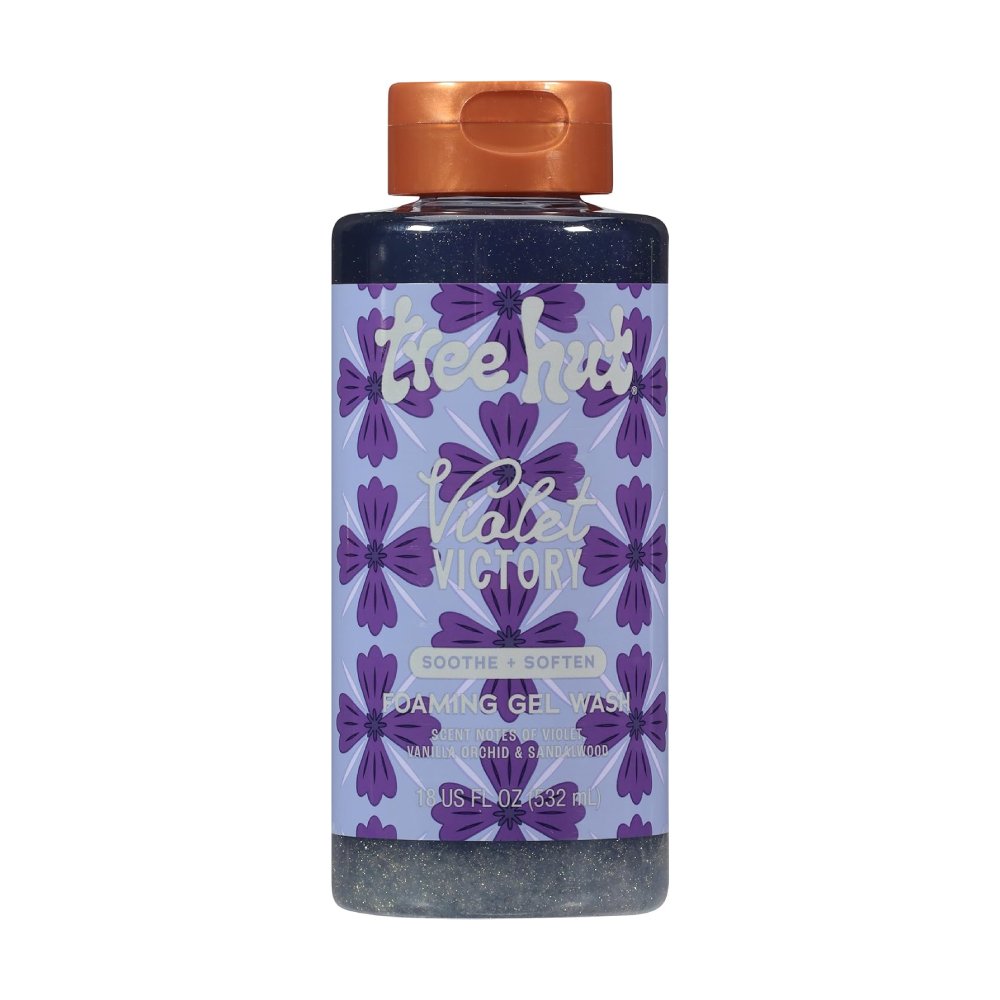 Tree Hut Violet Victory Body Wash, Hydrating & Moisturizing Shower Gel